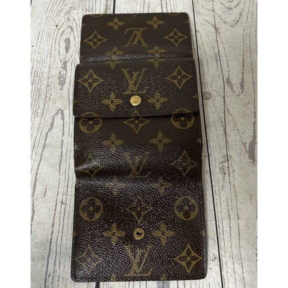Louis Vuitton Portefeuille Elise Trifold Monogram Compact Wallet Made In France - Picture 3 of 16